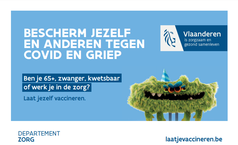 Vaccinatiecampagne Vaccinatie voor Covid-19 en griep zijn mogelijk in de apotheek.